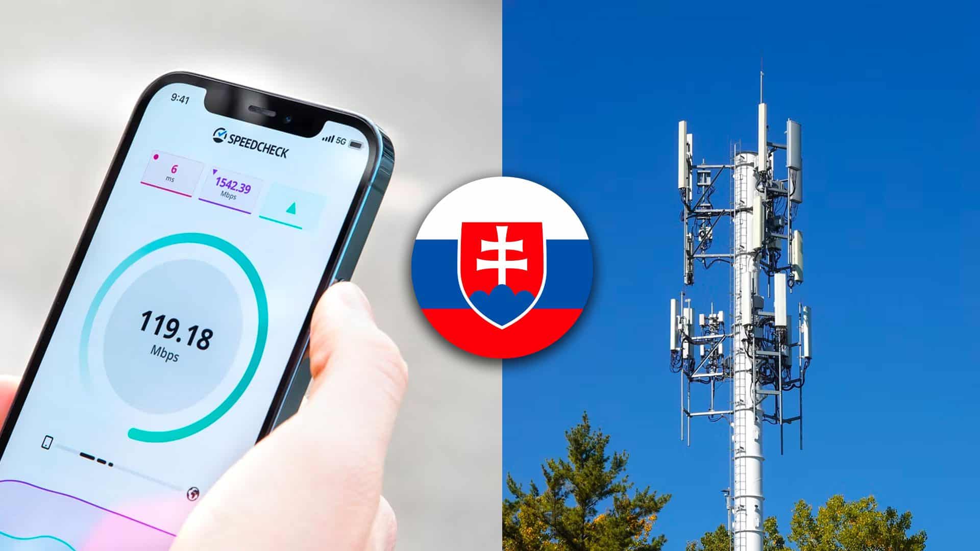 Mapa pokrytia 5G na Slovensku