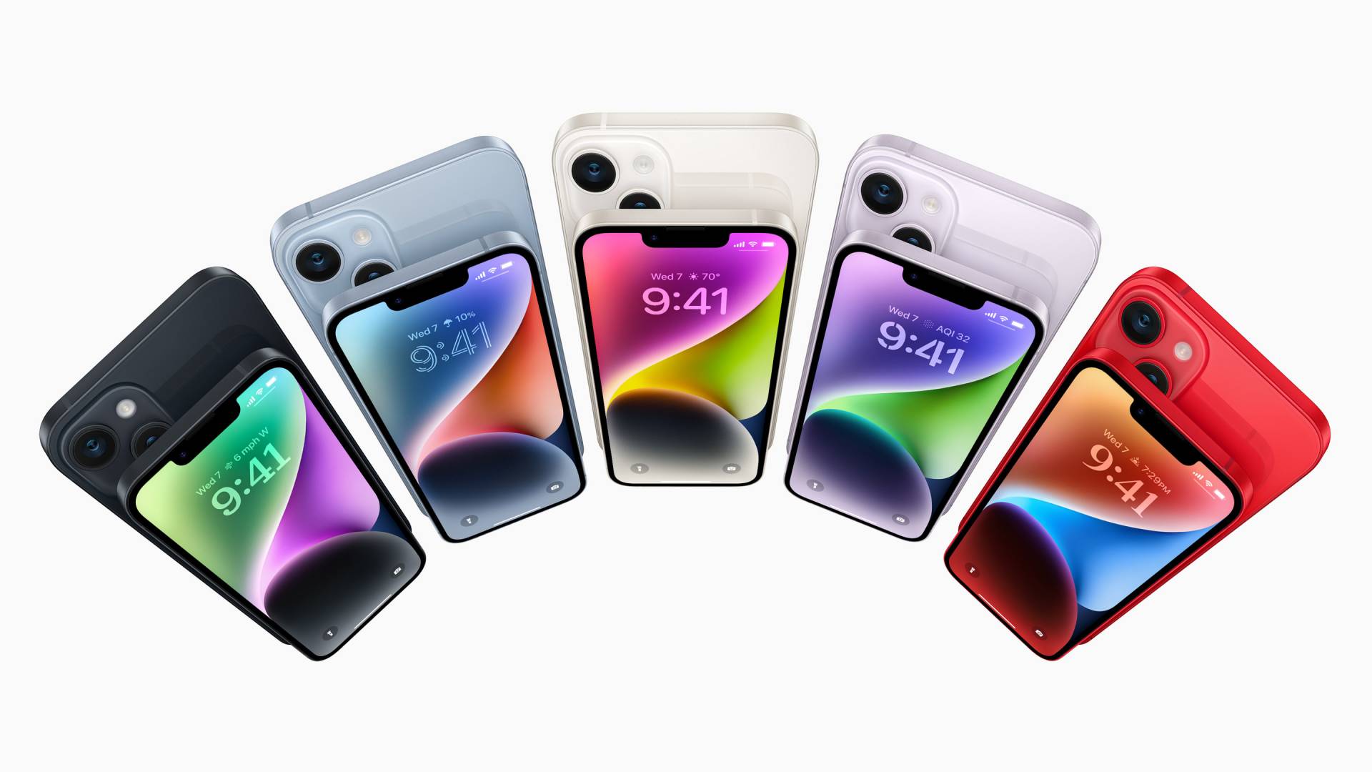 Takto vyzerá nový iPhone 14 vo všetkých farbách