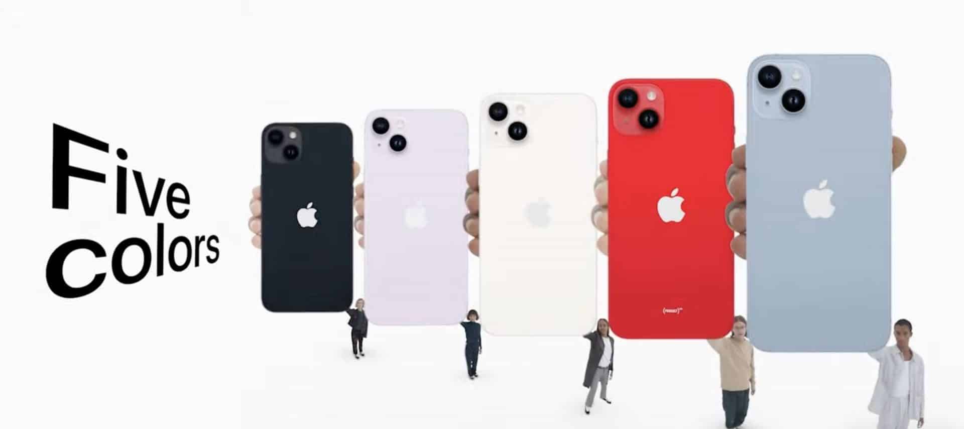 Päť nových farieb, v ktorých sa dodáva iPhone 14 / 14 Plus
