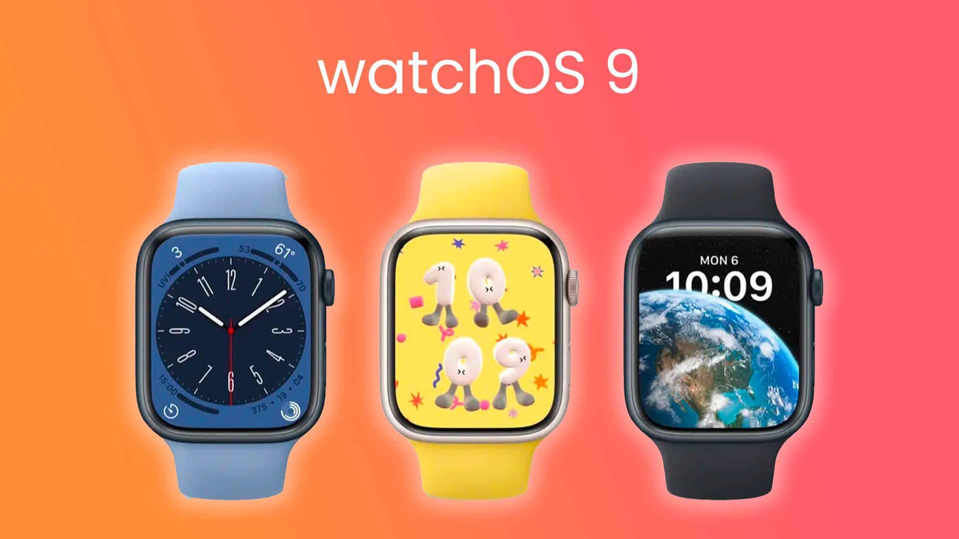Apple práve vydalo watchOS 9