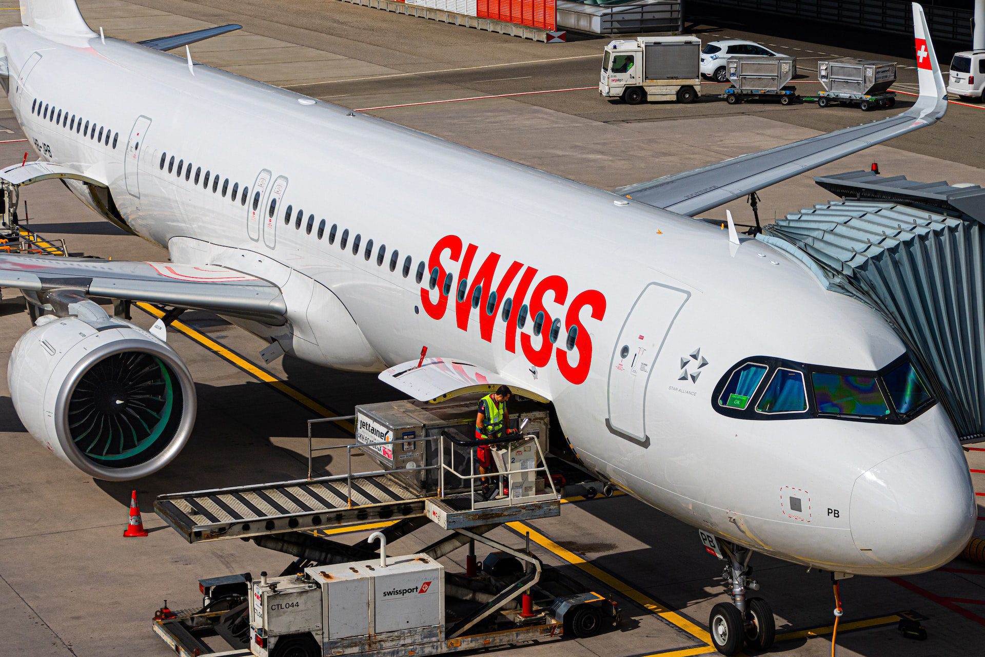 Lietadlo leteckej spoločnosti Swiss