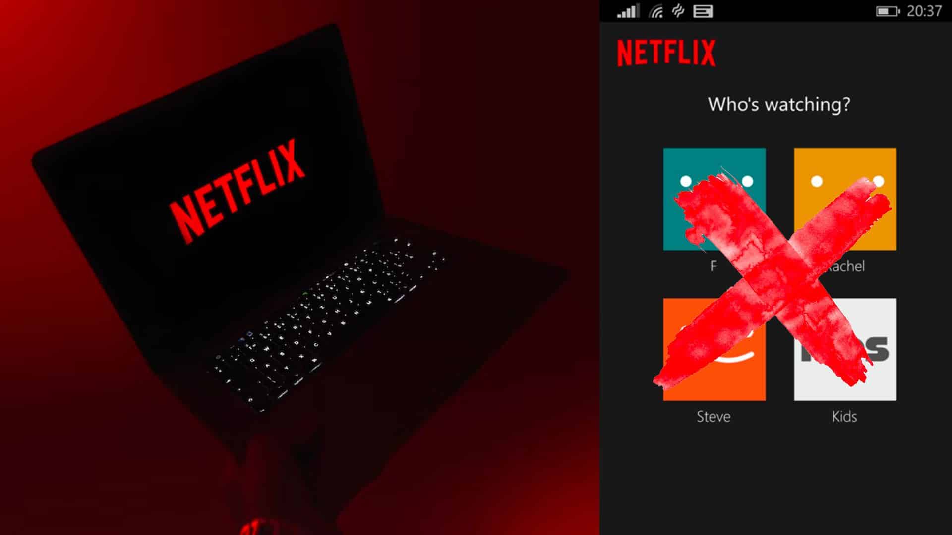 Netflix zdieľanie účtov zákaz na slovensku
