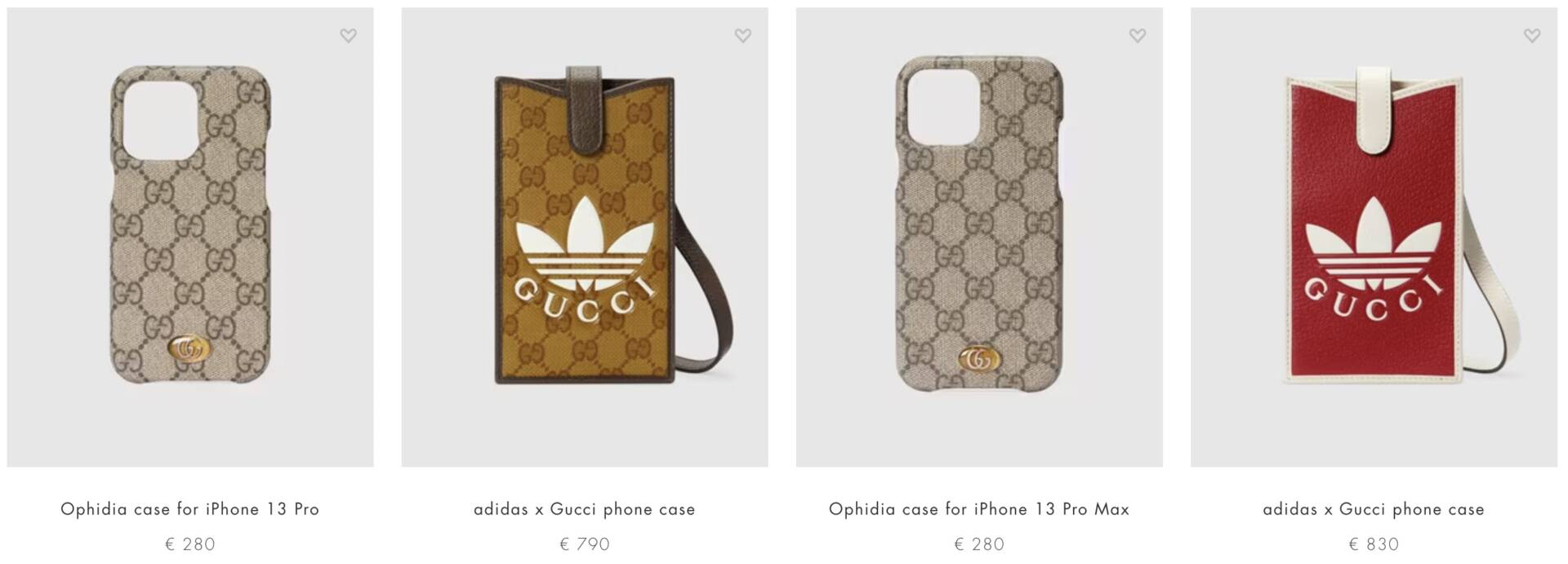 Gucci obaly pre iPhone