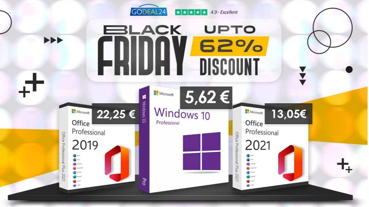 Kúpte s iWindows 10 alebo MS Office 2021 za vynikajúcu cenu v rámci akcie Black Friday