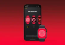 Apple Watch ciferník Product (RED)
