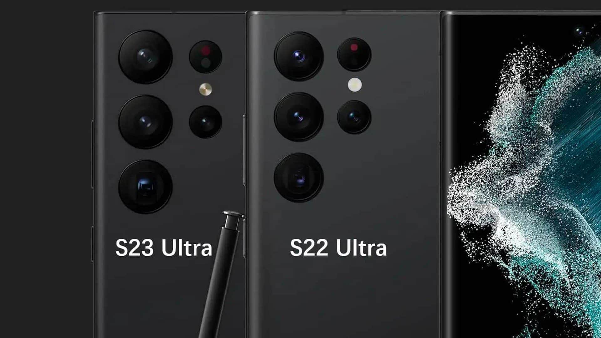 Samsing Galaxy S23 Ultra vs Galaxy S22 Ultra (zadný fotoaparát)