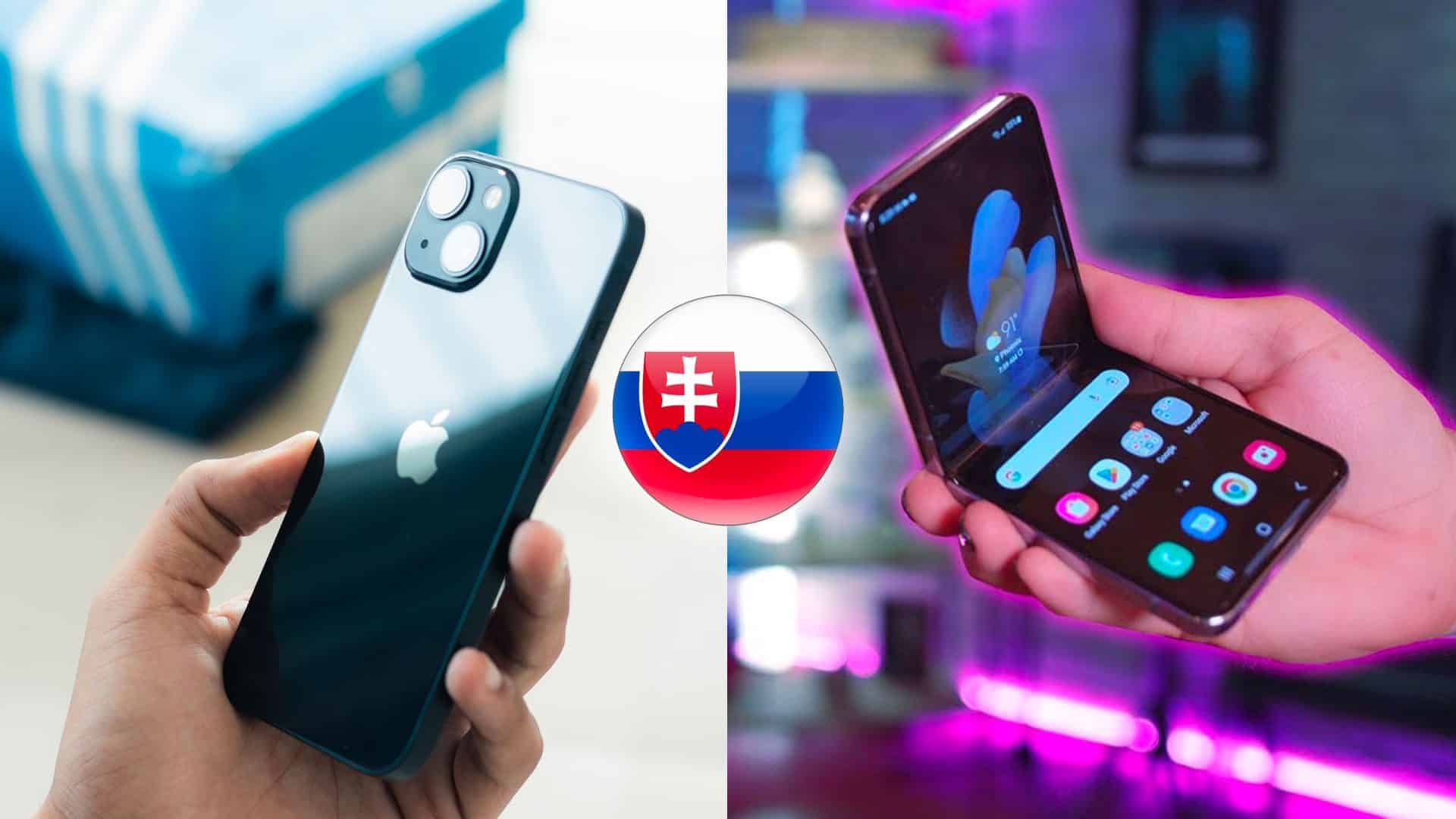 iPhone 13 a Samsung Galaxy Z Flip4 na Slovensku