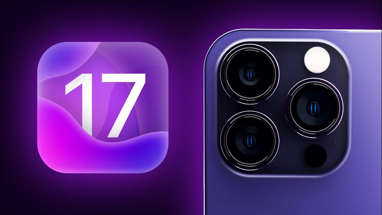 iOS 17 koncept logo