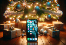 iPhone vianočný stromček