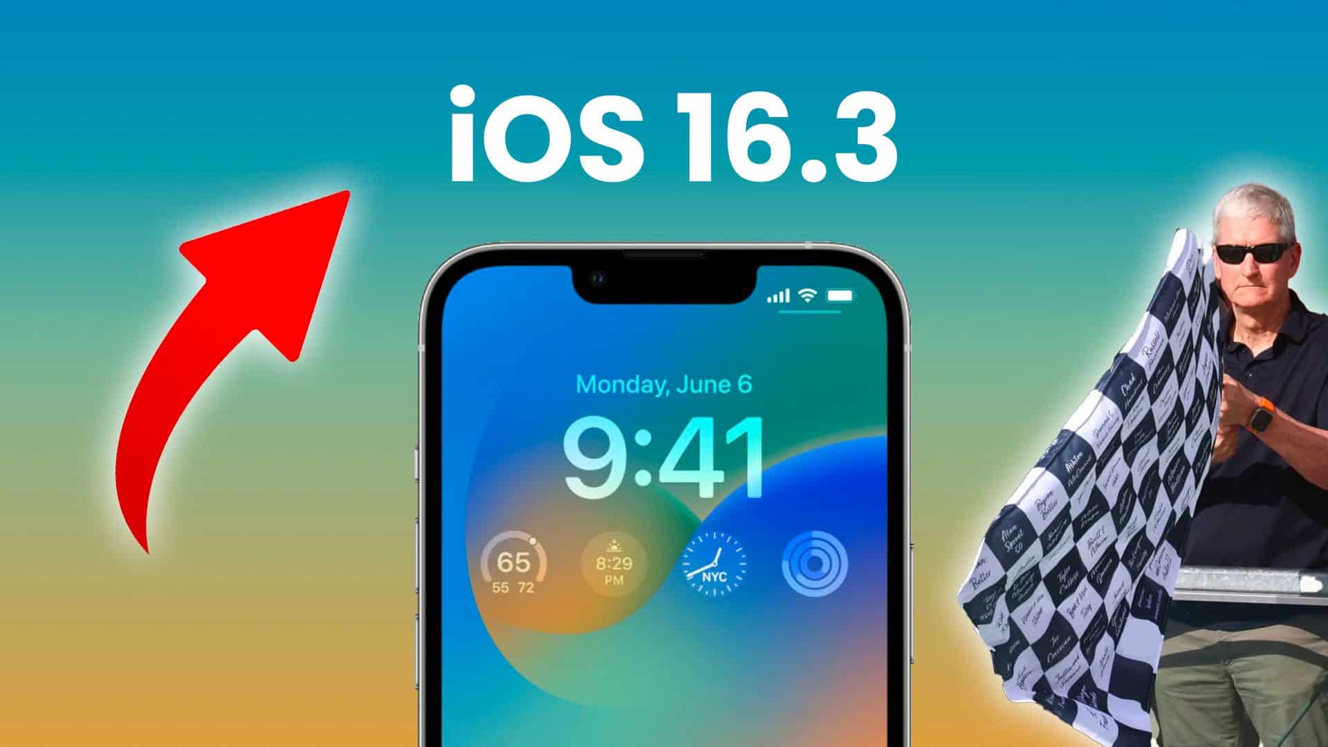Apple vydalo IOS 16.3