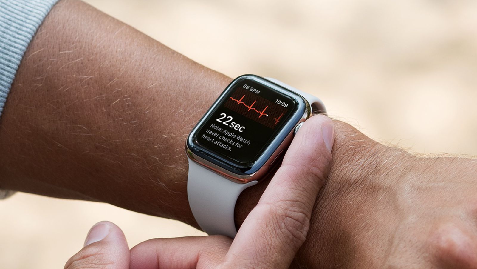 Apple Watch skener tepu