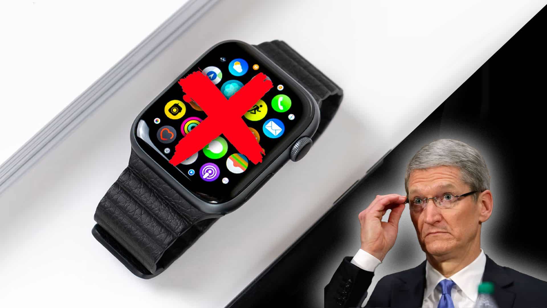 Apple Watch zákaz
