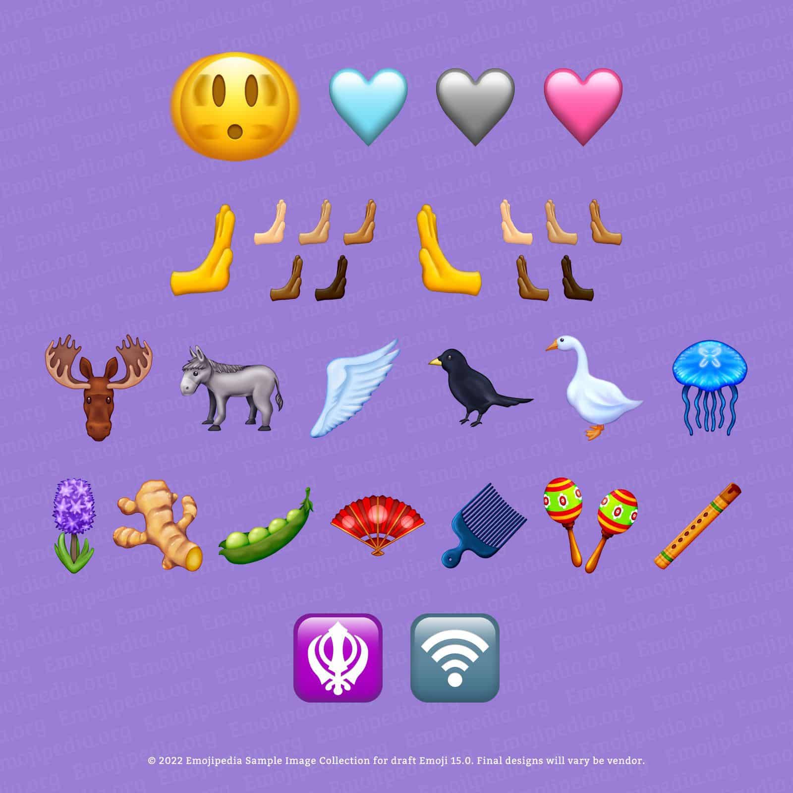 emoji v systéme iOS 16.4 beta