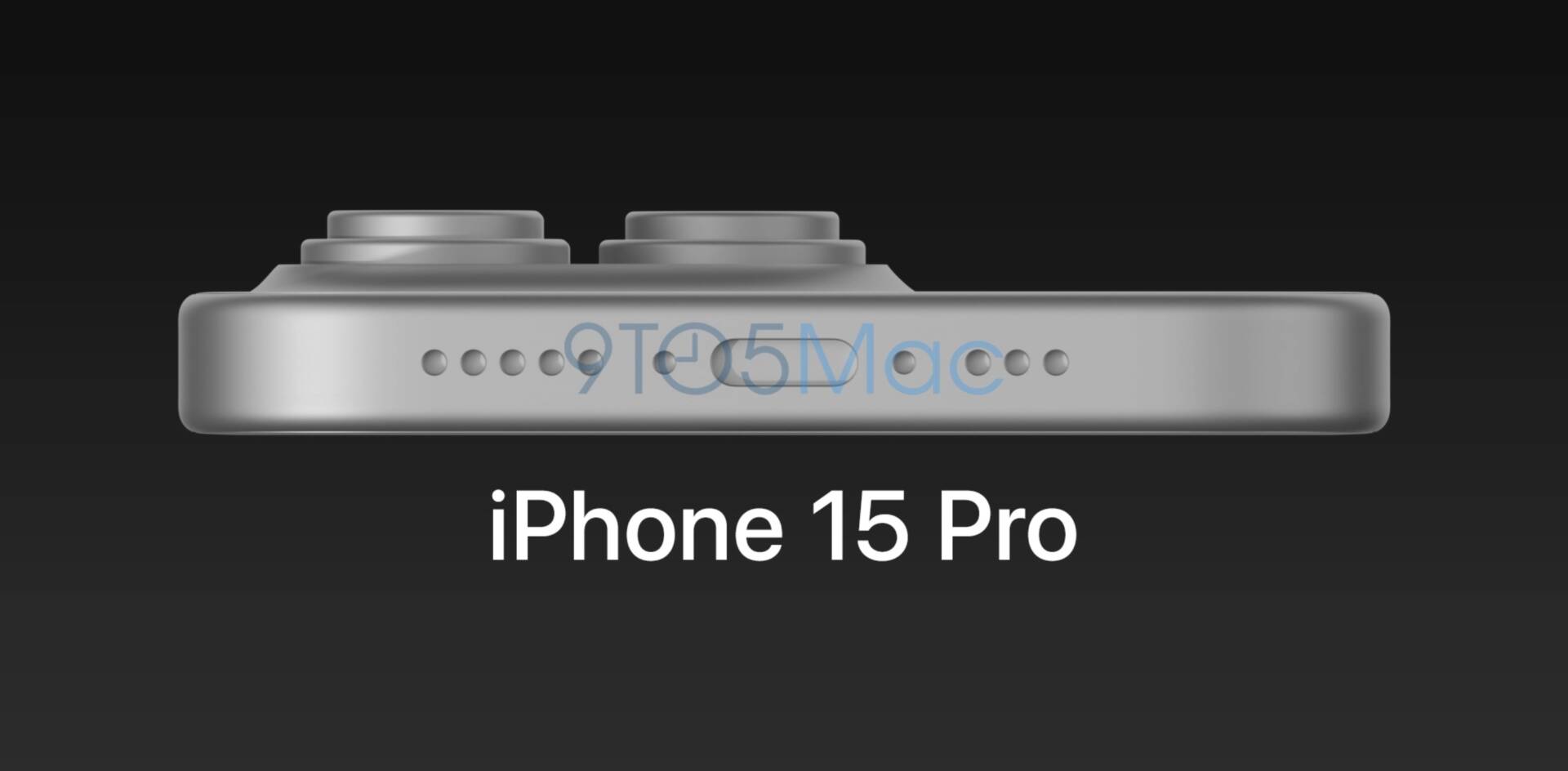 iPhone 15 Pro únik: Pohľad zospodu (USB-C konektor a väčšie kamery)