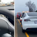 Vodičovi Tesly odpadol volant a servis mu poslal faktúru. Stalo sa to na diaľnici keď cestoval s celou rodinou Tesla odpadol volant