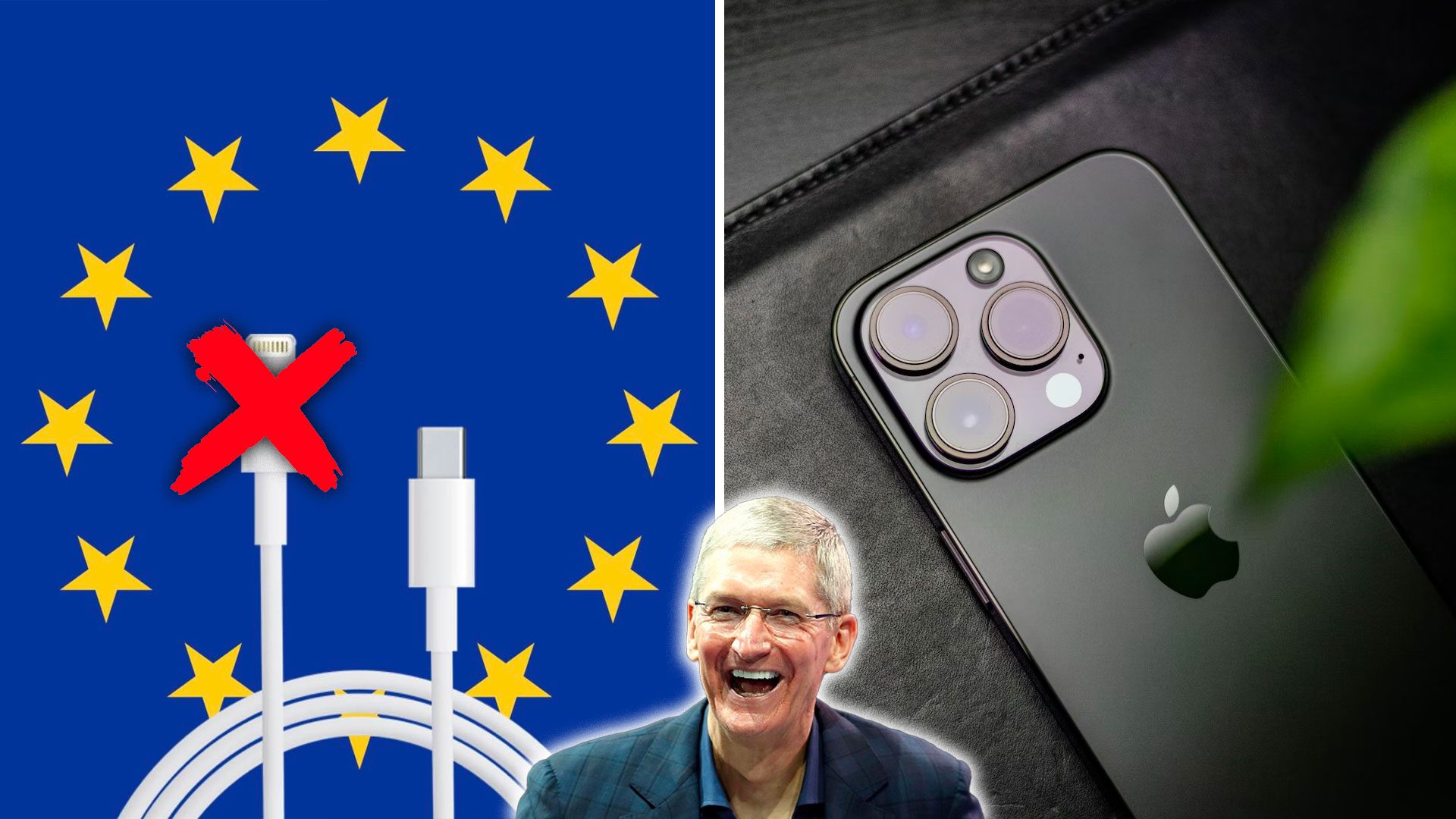 Tim Cook Apple Európska únia. iPhone s USB-C