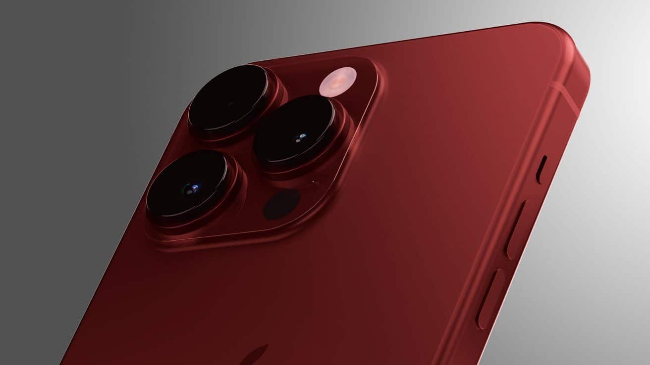 iPhone 15 Pro v červenej farbe