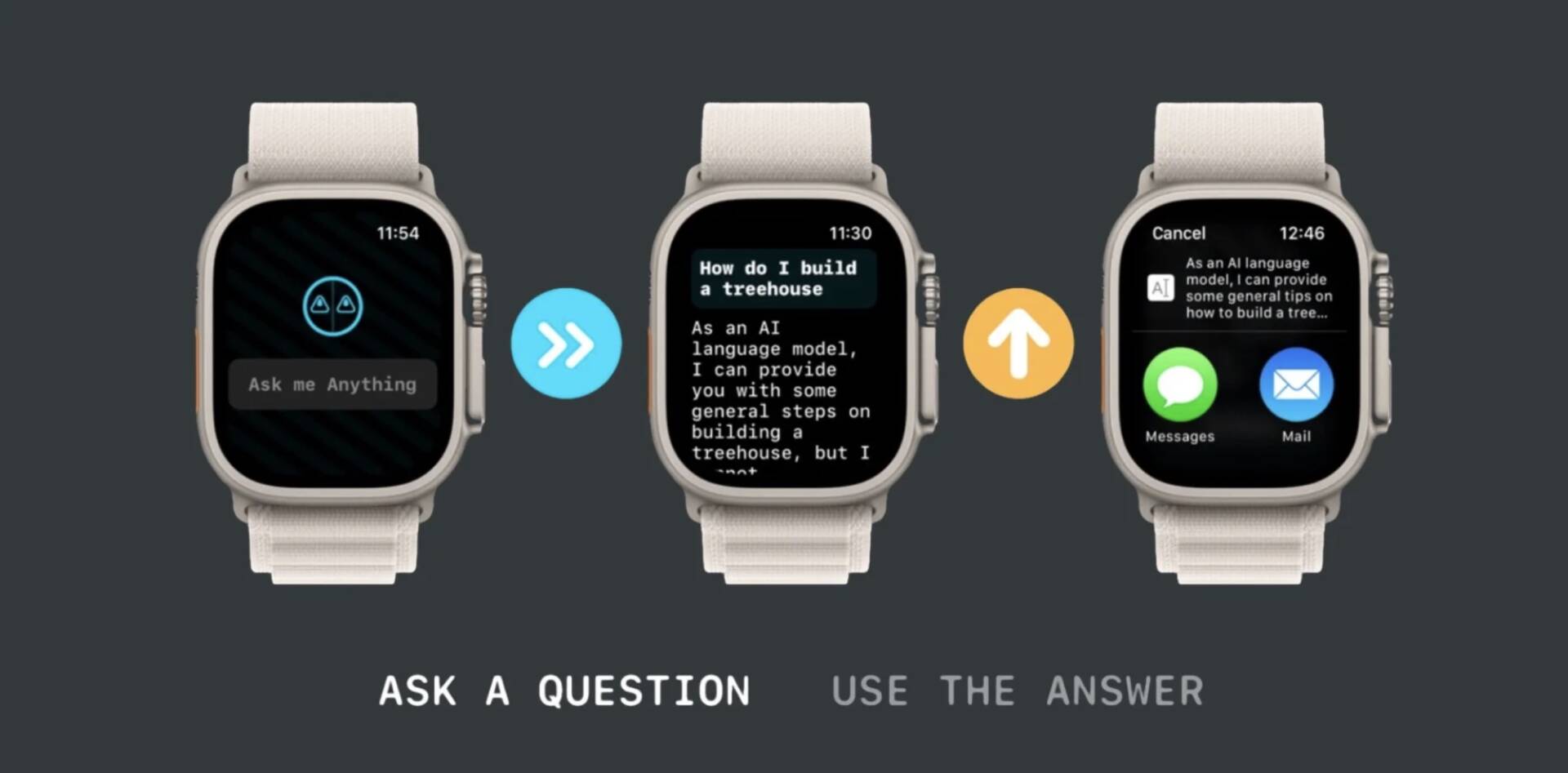 ChatGPT pre inteligentné hodinky Apple Watch