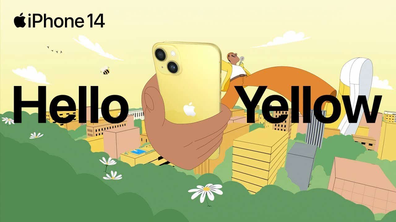 žltý iPhone 14
