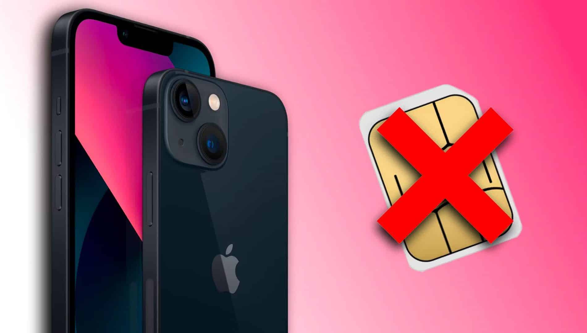 iPhone bez SIM karty