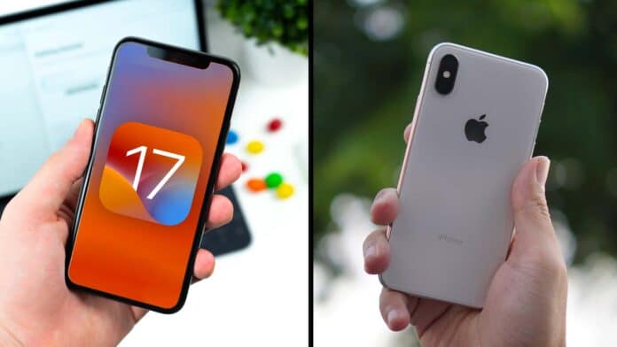 iOS 17 iphone X iOS 17 iphone X