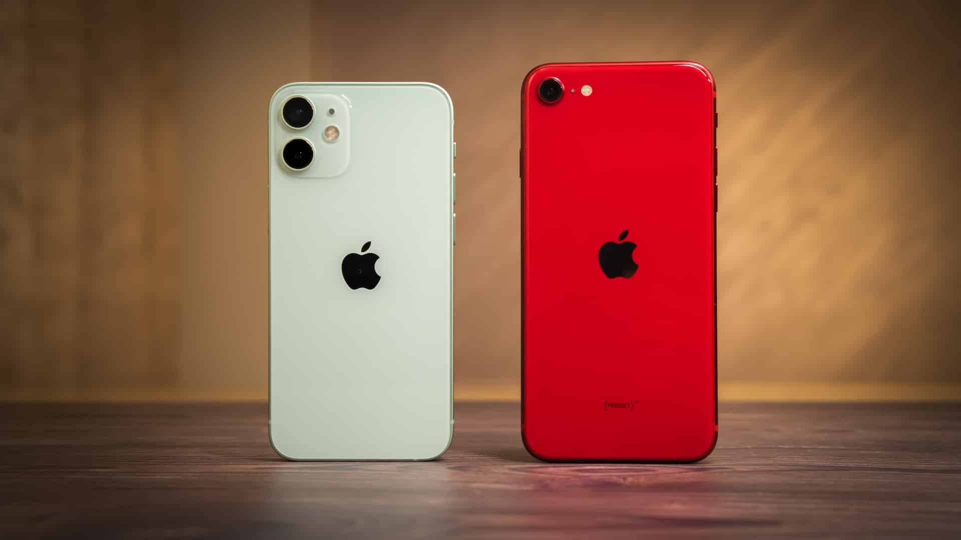iphone 12 mini vs iPhone SE 2