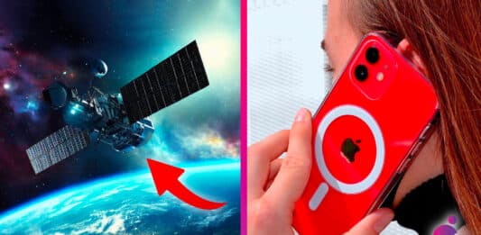 iPhone volania cez satelit