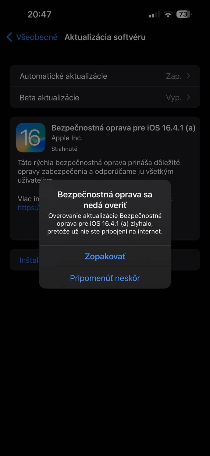 iOS 16.4.1 (a)