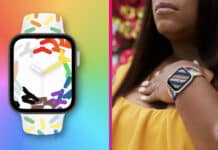 Apple Watch ciferník a náramok Pride