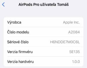 AirPods firmware update