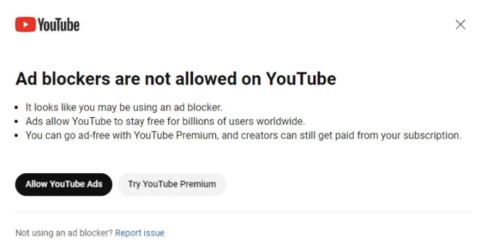 YouTube obmedzenie