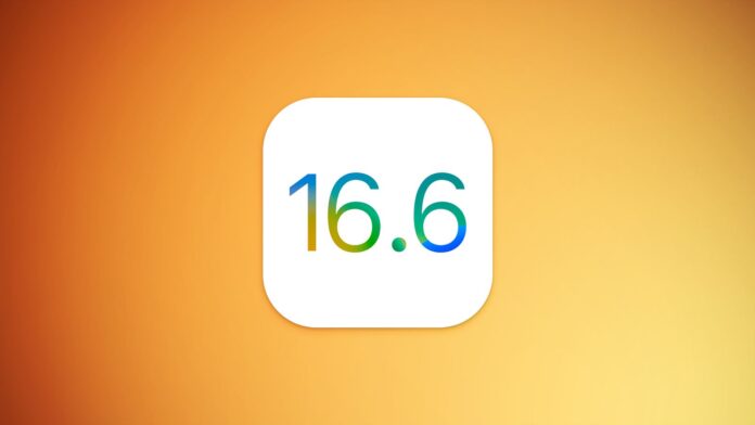 iOS 16.6 logo iOS 16.6 logo