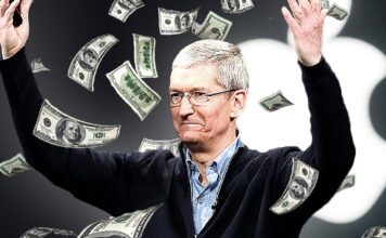 Tim Cook peniaze
