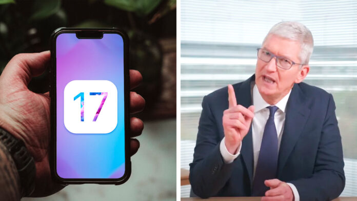 Apple Tim Cook iOS 17 Apple Tim Cook iOS 17