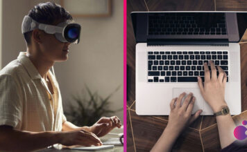 Apple Vision Pro a MacBook
