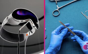 Apple Vision Pro pomoc pri operácii