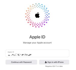 Apple ID Passkeys