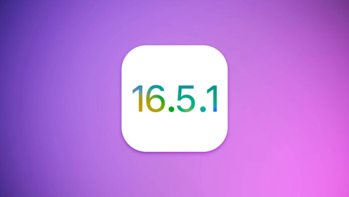 iOS 16.5.1 iOS 16.5.1