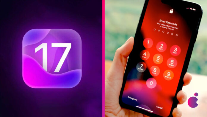 iOS 17 kód na iPhone
