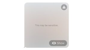 iOS 17 cenzúra fotiek 