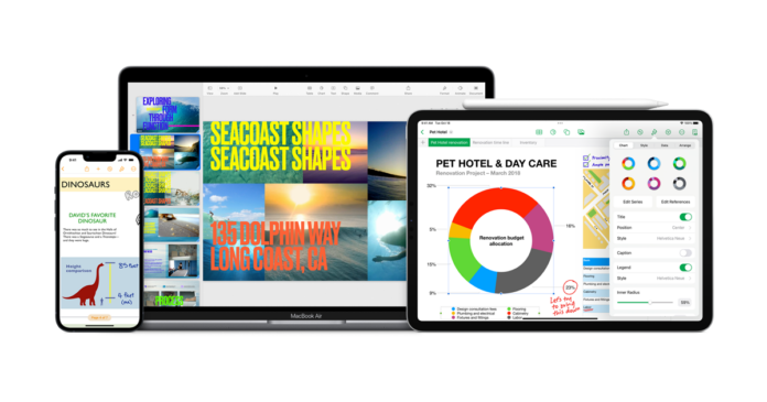 iWork aktualizácia