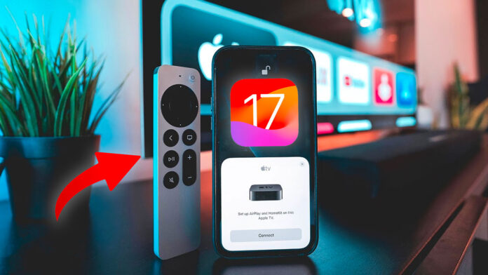 Apple TV ovládač iOS 17