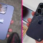 iPhone 14 Pro rozbitý