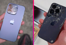 iPhone 14 Pro rozbitý