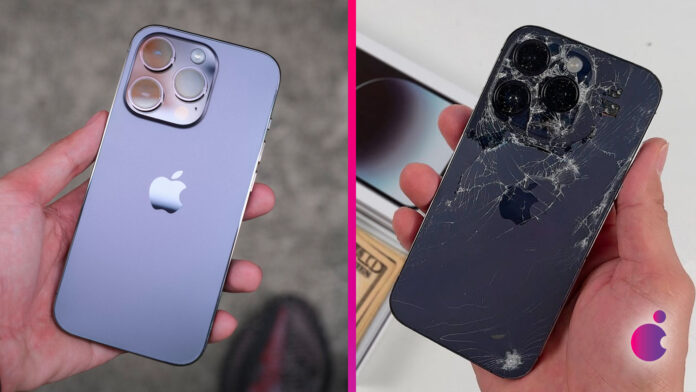 iPhone 14 Pro rozbitý