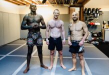 Zuckerberg Adesanya Volkanovski foto