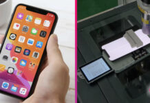 Oprava OLED displeja na iPhone laserom