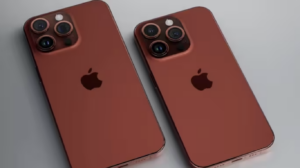 iPhone 15 Pro v bordovej farbe