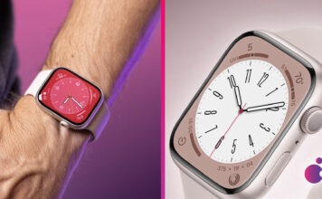 Apple Watch Series 9 v ružovej farbe