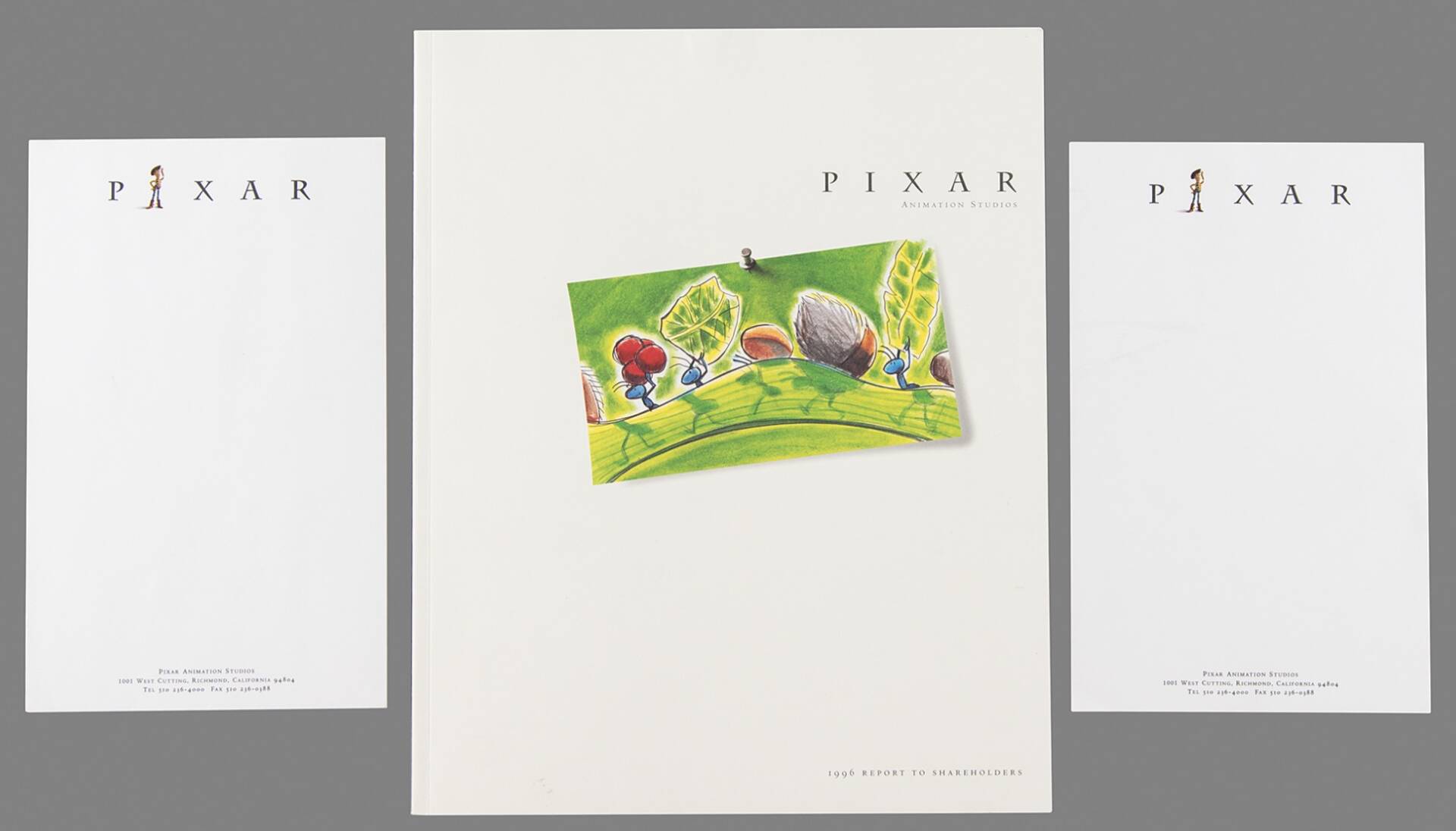 Vizitka Steva Jobsa Pixar